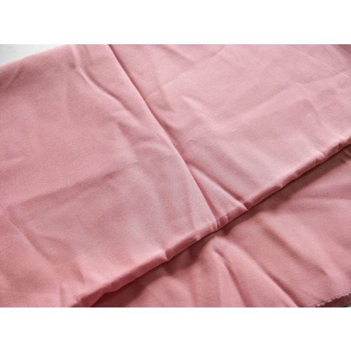 DUSKY CANDY PINK PLAIN WOVEN VISCOSE FABRIC 150x95cms **NEW**