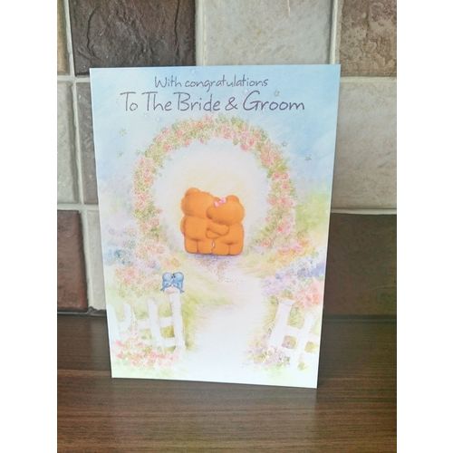 With congratulations To The Bride & Groom