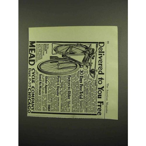 1918 Mead Ranger Bicycle Ad