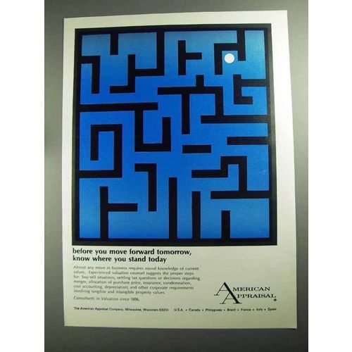 1968 American Appraisal Ad - Move Forward Tomorrow