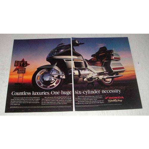 1999 Honda Gold Wing SE Motorcycle Ad - Luxuries