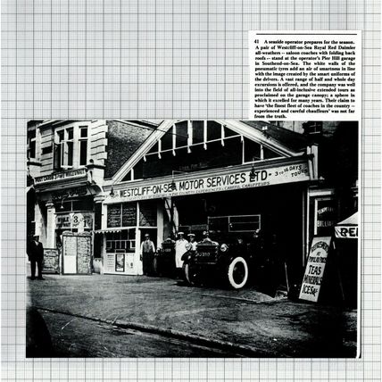 Westcliff On Sea Motor Services Ltd Pier Hill Garage Southend Essex - Cutting