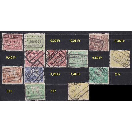 BELGIEN BELGIUM [Eisenbahn] MiNr 0100 ex ( O/used ) [01]