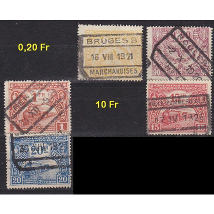 BELGIEN BELGIUM [Eisenbahn] MiNr 0122 ex ( O/used ) [01]