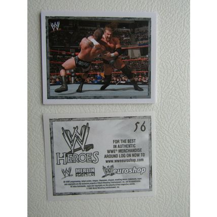 Topps - Merlin 2008 WWE Heroes Wresting Stickers 1-216 & P1-P15 Variants (EB2)