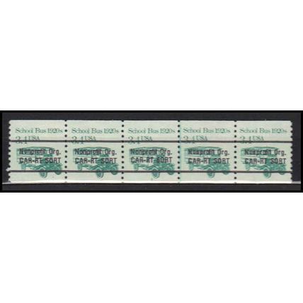 2123a 3.4c School Bus Fine MNH Dry Gum PNC 2/5 X0184