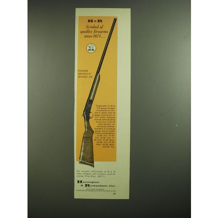 1973 Harrington & Richardson Topper Shotgun Model 158 Advertisement