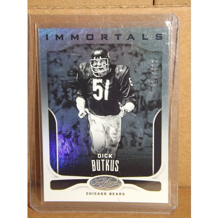 2017 Panini Certified DICK BUTKUS (Chicago Bears) Immortals silver #126 390/499