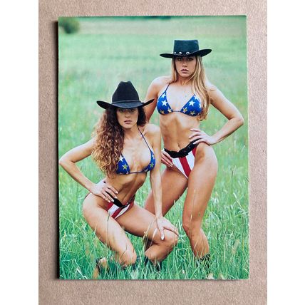 Ujena Swimwear Illustrated 1994 Edition Base trading card # 43 Tina & Anita (A)