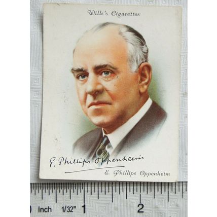 1937 Wills Famous British Authors No. 26 E. Phillips Oppenhem