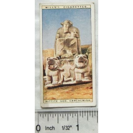 1926 Wills Wonders of the Past No. 23 Hittite God, Carchemish