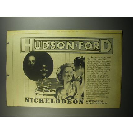 1974 Hudson Ford Nickelodeon Album Advertisement