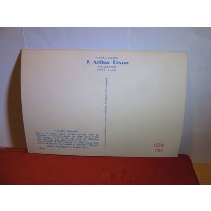 LONGSDALE WAGONETTE, HORSE CARRIAGE unused postcard dated 1968 #