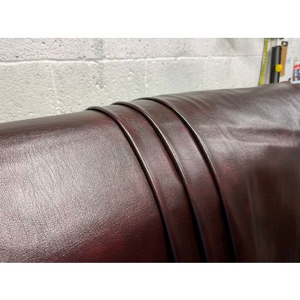 Italian Full Whole Leather Cow Hide Colour Antique Red, 48 sq ft per hide