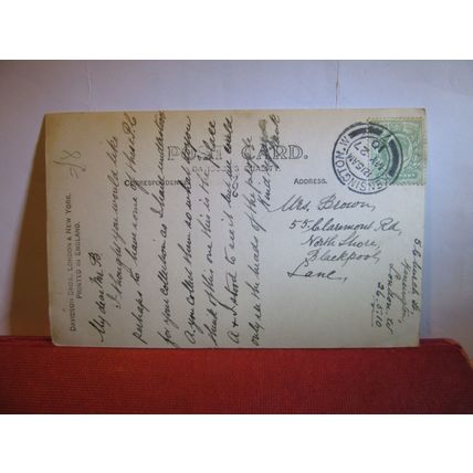 FUNERAL OF KING EDWARD, THE PEACE-MAKER used antique postcard RP 1910 pm #