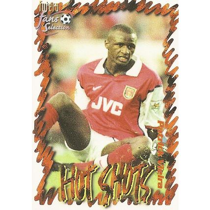 Futera's Arsenal 1999 Fans' Selection: Hot Shots, No. 51 - Vieira (Patrick)