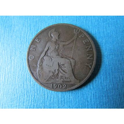 1902 EDWARD VII ONE PENNY FREE POST.