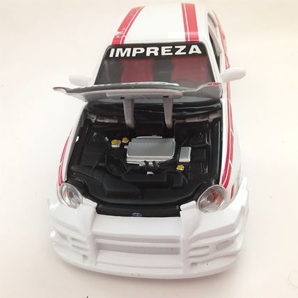 2002 Subaru Impreza WRX Excess Tuners Maisto White 1/24 Scale Loose READ