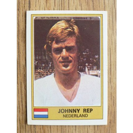 Johnny Rep - Netherlands | Panini Euro Football 76/77 Sticker #206