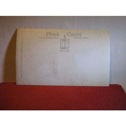 15th C HALF TIMBERED GABLE, LACOCK, WILTSHIRE. unused postcard RP PERCY SIMMS =