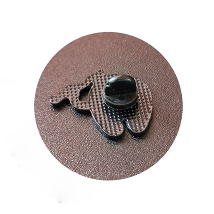 Tooth Enamel Pin Badge Cartoon Style Brush Lapel 2.4 cm X 2.9 cm Comic Fun BA69