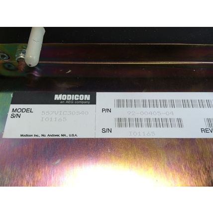 MODICON 92-00405-04,557VIC30540 3.5" DISC DRIVE 3L77 FWE00419 31-27-1576-W,CO,AZ