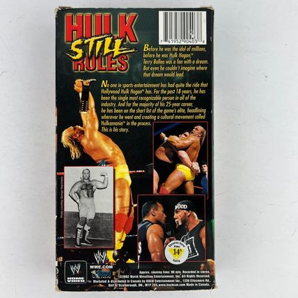 WWE Hollywood Hulk Hogan Hulk Still Rules VHS Video Tape