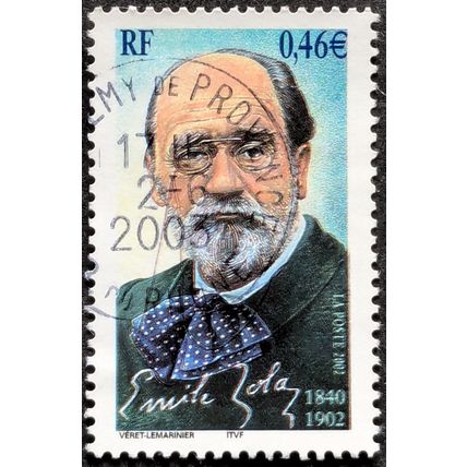 STAMP France SG3862 2002 0.46Euro Emile Zola Used