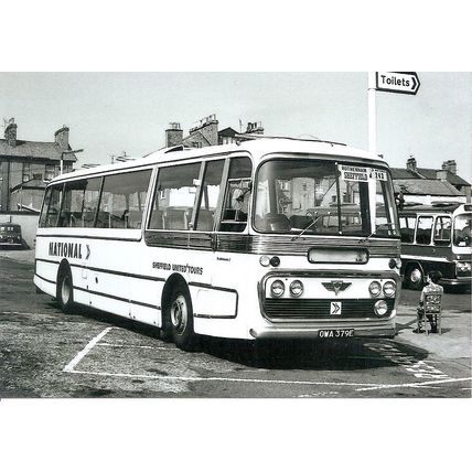 Black & White Photograph of Sheffield United Tours Ltd. - OWA 379E