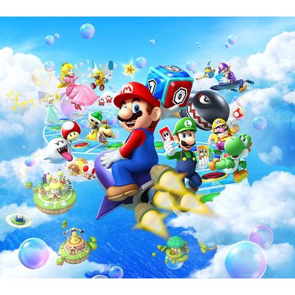 Wall Mural Super Mario Galaxy Photo Wallpaper for Kids Room Wall Decor, Murals