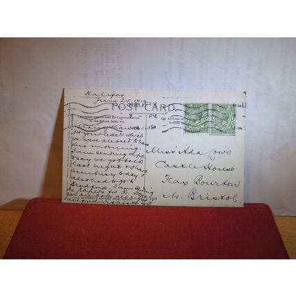 ANNE HATHAWAY'S COTTAGE, Stratford -Upon-Avon used postcard by Salmon 1919 pm =