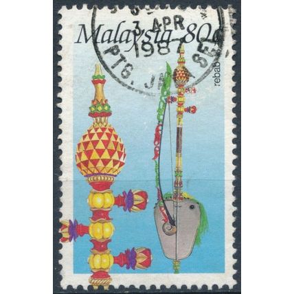 Malaysian Musical Instruments: 80c - Malaysia 1987 - F H - SG 368