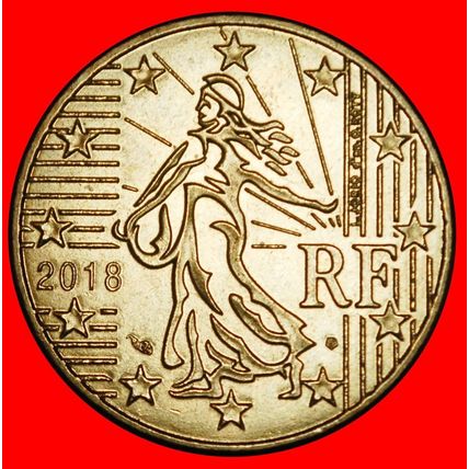 Ⰶ SOWER ERROR (2007-2023): FRANCE★50 CENTS 2018 NORDIC GOLD★LOW START★NO RESERVE