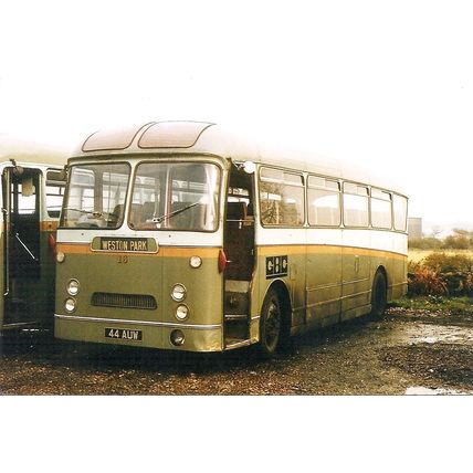 Colour Photo of The Green Bus Co. Ltd. of Rugeley - 44 AUW ex. Birch Brothers