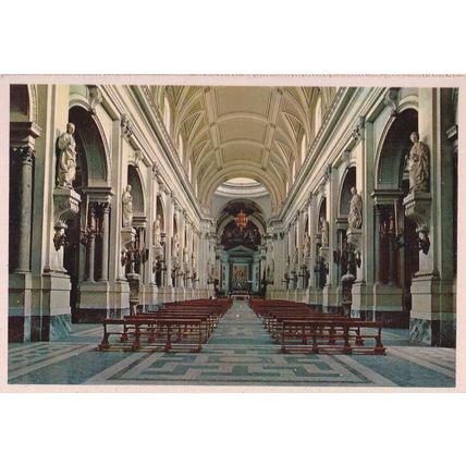 Palermo Cathedral Interior Italy Picture Card 10.5 x 7.5 cm