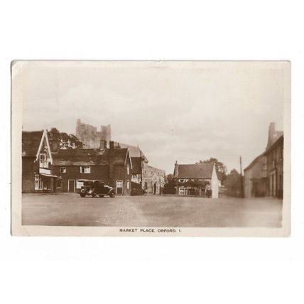 Orford, Market Place, Suffolk, RP Postcard.