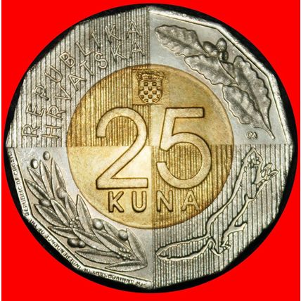 Ⰶ MARTEN 1991: YUGOSLAVIA CROATIA ★ 25 KUNAS 2016 UNCOMMON!★LOW START★NO RESERVE