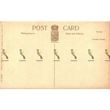 Rough Weather Broadstairs, Kent, 21075, B & D Kromo, Saxony Postcard
