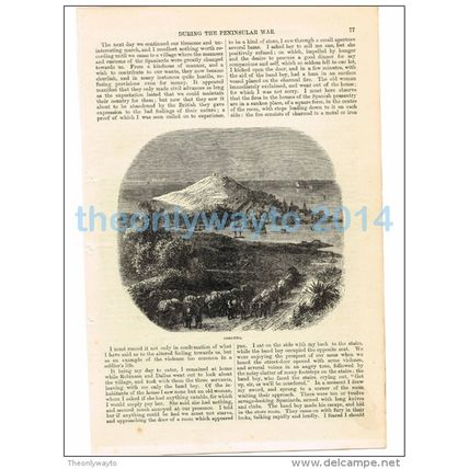 CORUNNA, SPAIN, BOOK ILLUSTRATION/PRINT, 1877