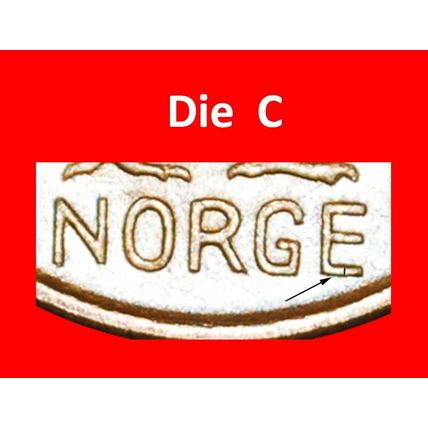 Ⰶ BIRD (1958-1972): NORWAY ★ 2 ORE 1967! OLAV V (1957-1991★LOW START★NO RESERVE!