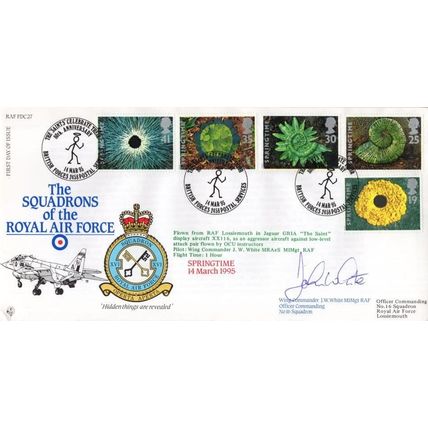 Squadrons Of The Royal Air Force Springtime Specially Flown Hand Signed FDC