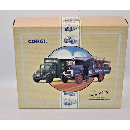 Corgi 97752 Bedford O Series & Thornycroft Beer Truck - Ruddles Brewery