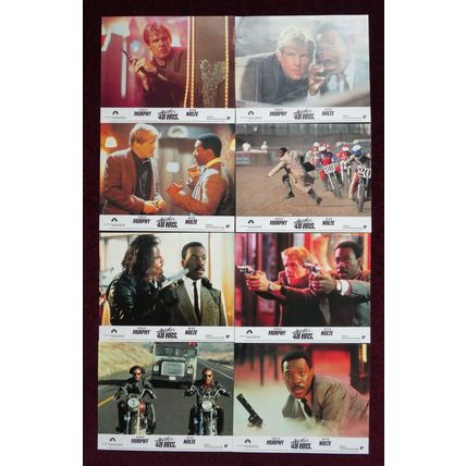 ANOTHER 48HRS(1990) 8 UK FOH / Lobby cards ***Eddie Murphy, Nick Nolte***
