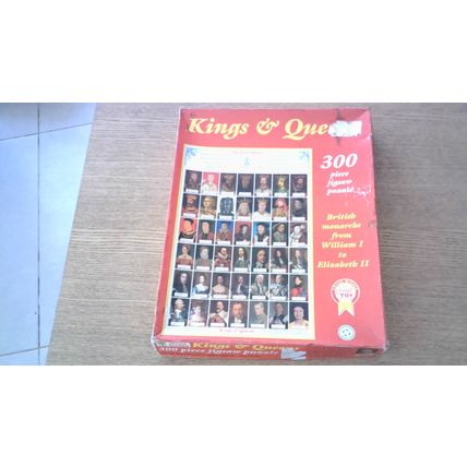 KINGS & QUEENS Jigsaw Puzzle (300 Piece) Michael Stanfield VINTAGE