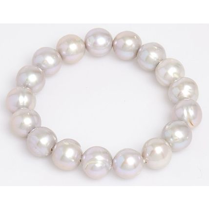 KYOTO PEARL Grey Freshwater Pearl Bracelet BNIB (RARE & COLLECTABLE)