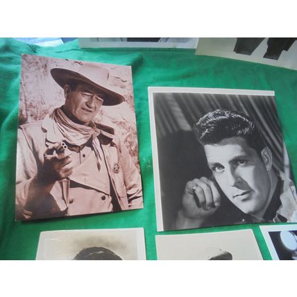 HOLLYWOOD PUBLICITY PHOTOS LOT! Elvis! Yul! John Wayne! $60.00 obo!!