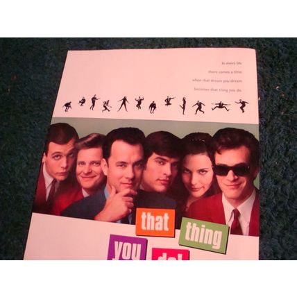 THAT THING YOU DO - MOVIE POSTER WITH TOM HANKS, LIV TYLER & STEVE ZAHN
