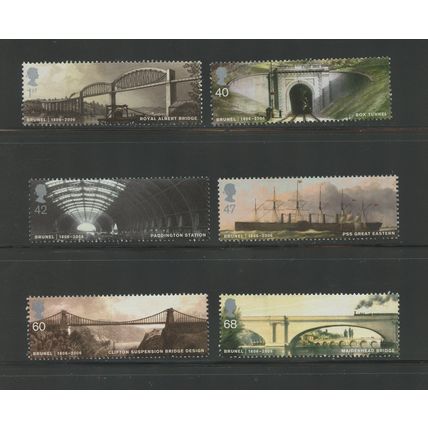 Great Britain 2353-2358, 2006 Engineering Projects, VF MNH (GB515)