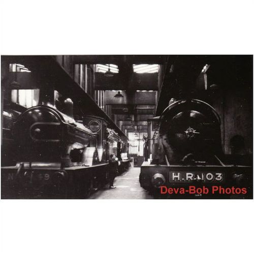 Railway Photo HR 103 Jones Goods 49 Gordon Highlander DAWSHOLM SHED c1962 Loco