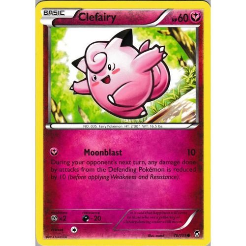 Pokemon XY Furious Fists 70/111 Clefairy